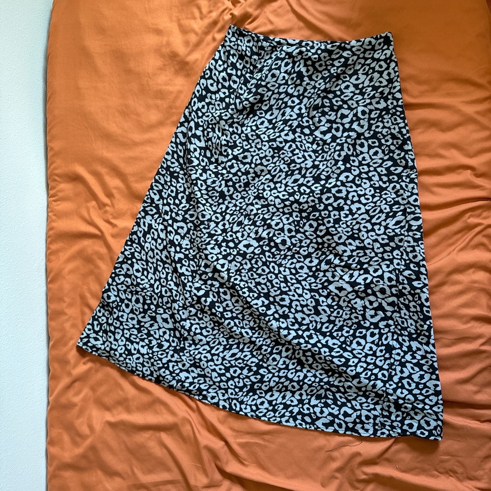 Animal print skirt from shein